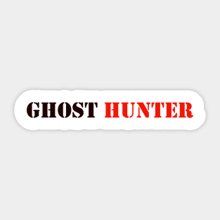 GHOST HUNTER Sticker